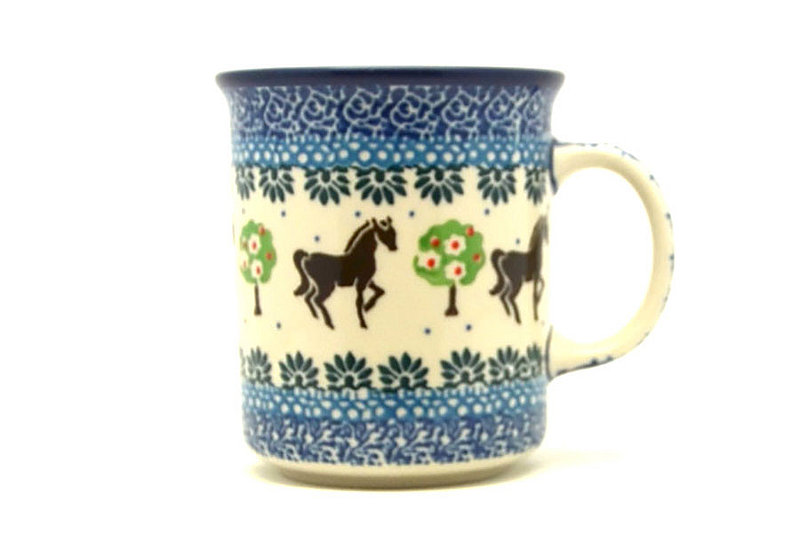 Polish Pottery Mug - Straight Sided - Mackintosh