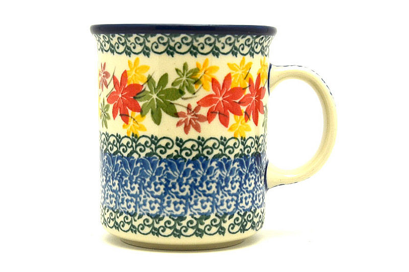 Ceramika Artystyczna Polish Pottery Mug - Straight Sided - Maple Harvest 236-2533a (Ceramika Artystyczna)