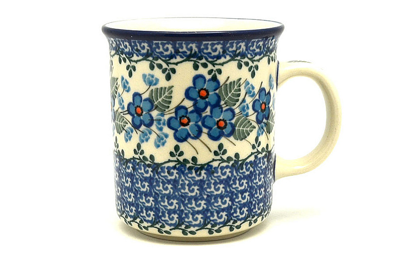 Ceramika Artystyczna Polish Pottery Mug - Straight Sided - Parisian Posies 236-2272a (Ceramika Artystyczna)