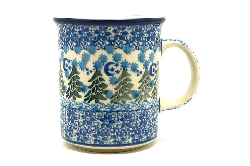 Ceramika Artystyczna Polish Pottery Mug - Straight Sided - Silent Night 236-1674a (Ceramika Artystyczna)