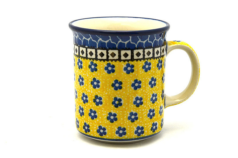 Ceramika Artystyczna Polish Pottery Mug - Straight Sided - Sunburst 236-859a (Ceramika Artystyczna)