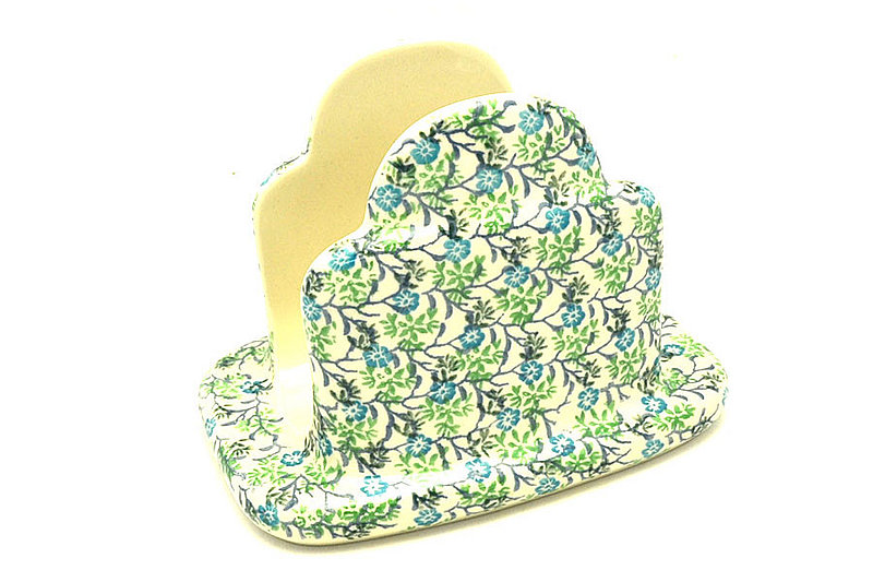 Ceramika Artystyczna Polish Pottery Napkin Holder - Summer Ivy 487-2814a (Ceramika Artystyczna)