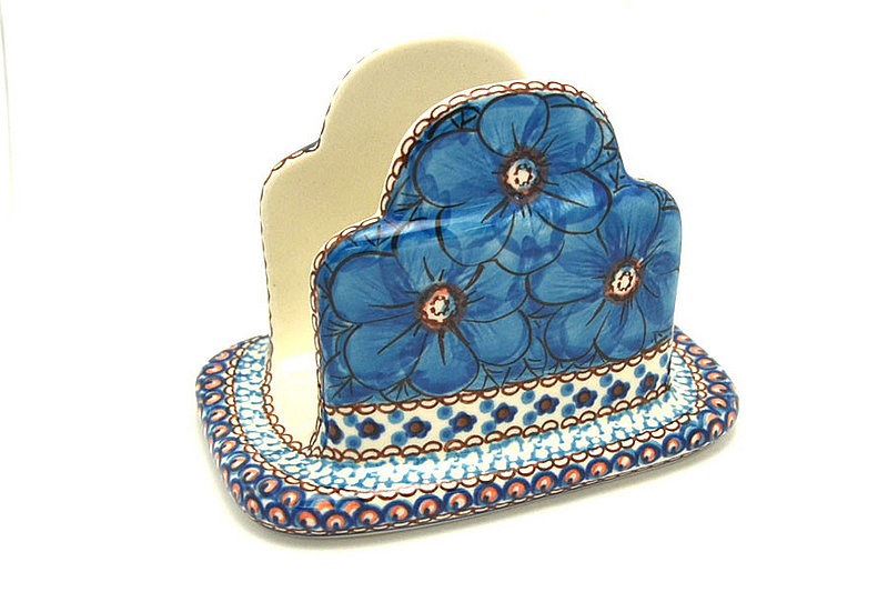 Ceramika Artystyczna Polish Pottery Napkin Holder - Unikat Signature - U408C 487-U408C (Ceramika Artystyczna)