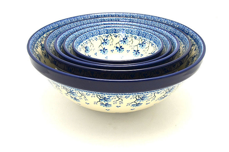Ceramika Artystyczna Polish Pottery Nesting Bowl Set - Clover Field S05-2524a (Ceramika Artystyczna)