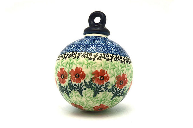 Ceramika Artystyczna Polish Pottery Ornament - Ball - Maraschino 186-1916a (Ceramika Artystyczna)