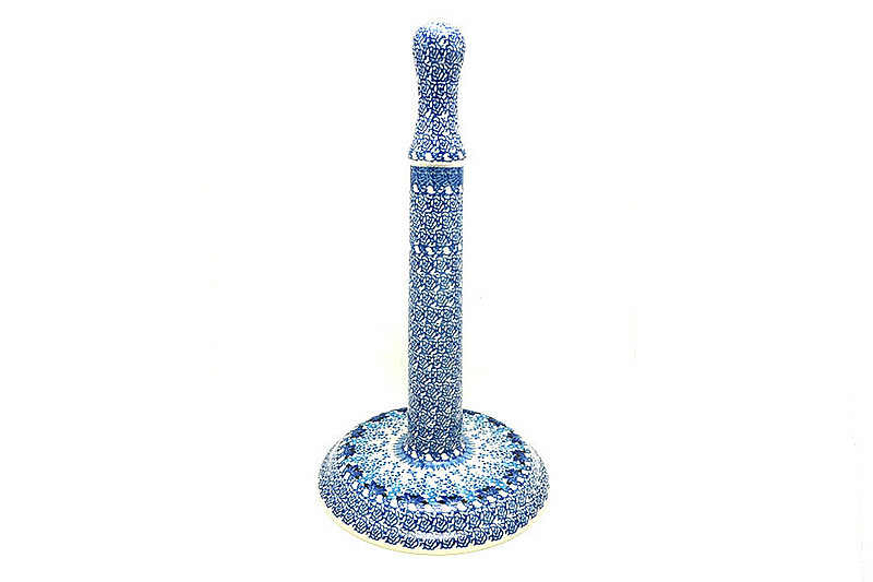 Ceramika Artystyczna Polish Pottery Paper Towel Holder - Blue Sage 834-3277a (Ceramika Artystyczna)