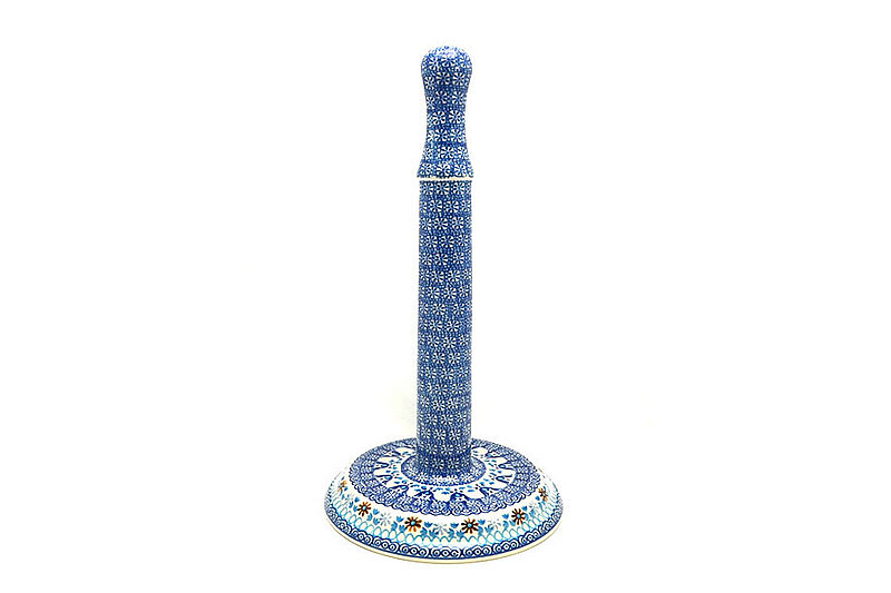 Ceramika Artystyczna Polish Pottery Paper Towel Holder - Blue Yonder 834-2187a (Ceramika Artystyczna)
