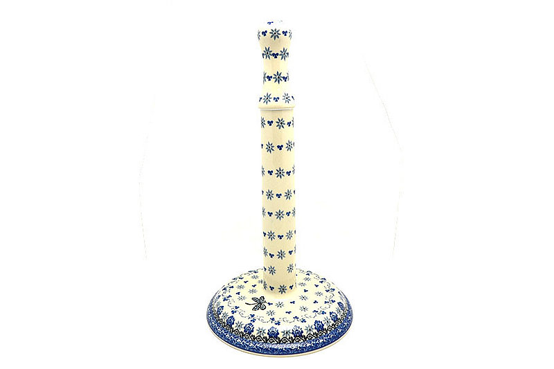 Polish Pottery Paper Towel Holder - Dragonfly