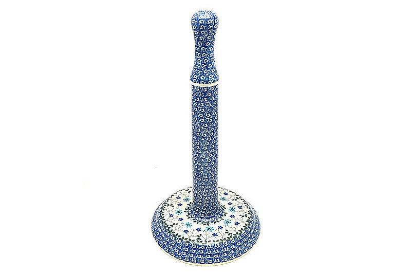Ceramika Artystyczna Polish Pottery Paper Towel Holder - Georgia Blue 834-2785a (Ceramika Artystyczna)