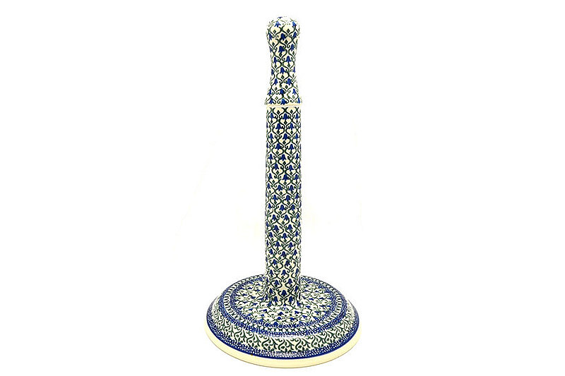 Ceramika Artystyczna Polish Pottery Paper Towel Holder - Tulip Trellis 834-0585a (Ceramika Artystyczna)