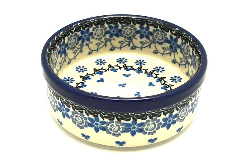 Ceramika Artystyczna Polish Pottery Pet Dish - 10 oz. - Silver Lace 365-2158a (Ceramika Artystyczna)