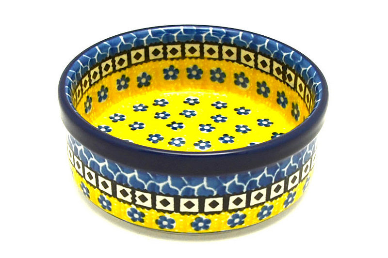 Ceramika Artystyczna Polish Pottery Pet Dish - 10 oz. - Sunburst 365-859a (Ceramika Artystyczna)