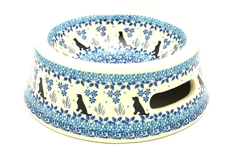 Ceramika Artystyczna Polish Pottery Pet Food/Water Dish - 16 oz. - Buddy 525-2856a (Ceramika Artystyczna)