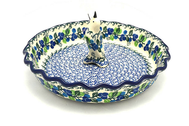 Ceramika Artystyczna Polish Pottery Pie Set - Blue Berries S63-1416a (Ceramika Artystyczna)