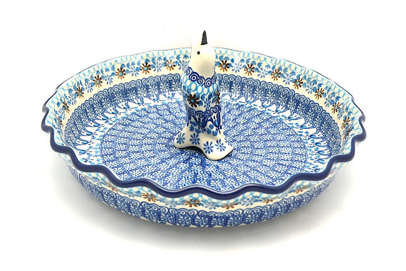 Ceramika Artystyczna Polish Pottery Pie Set - Blue Yonder S63-2187a (Ceramika Artystyczna)