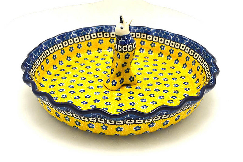 Ceramika Artystyczna Polish Pottery Pie Set - Sunburst S63-859a (Ceramika Artystyczna)