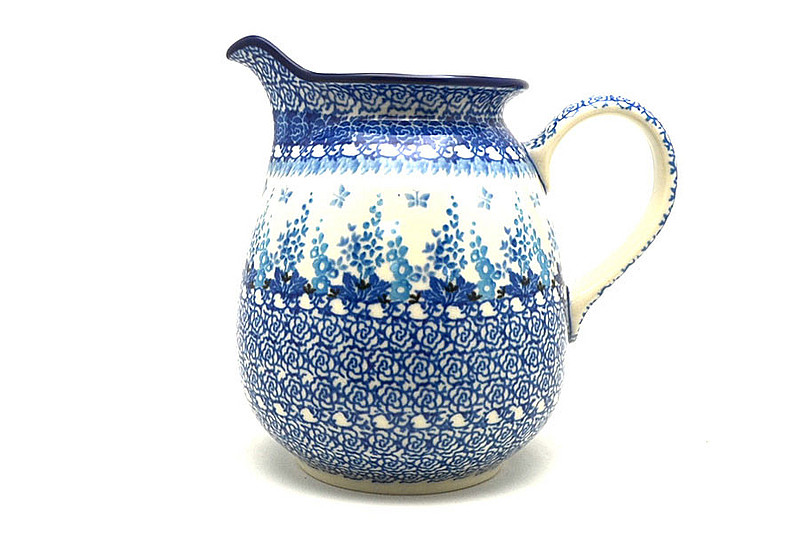 Ceramika Artystyczna Polish Pottery Pitcher - 1 quart - Blue Sage 078-3277a (Ceramika Artystyczna)