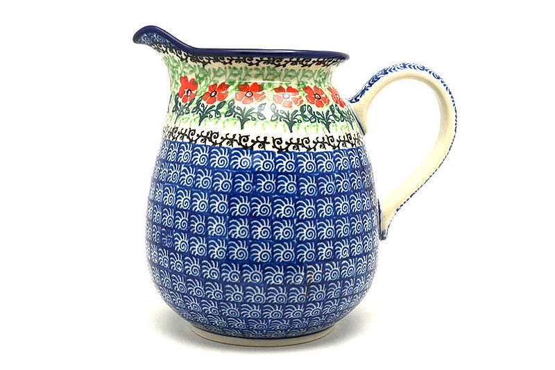 Ceramika Artystyczna Polish Pottery Pitcher - 1 quart - Maraschino 078-1916a (Ceramika Artystyczna)
