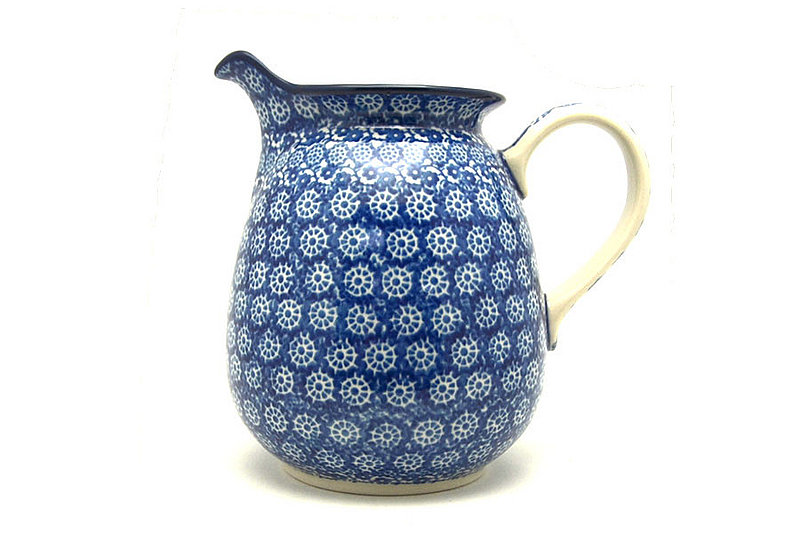 Polish Pottery Pitcher - 1 quart - Midnight