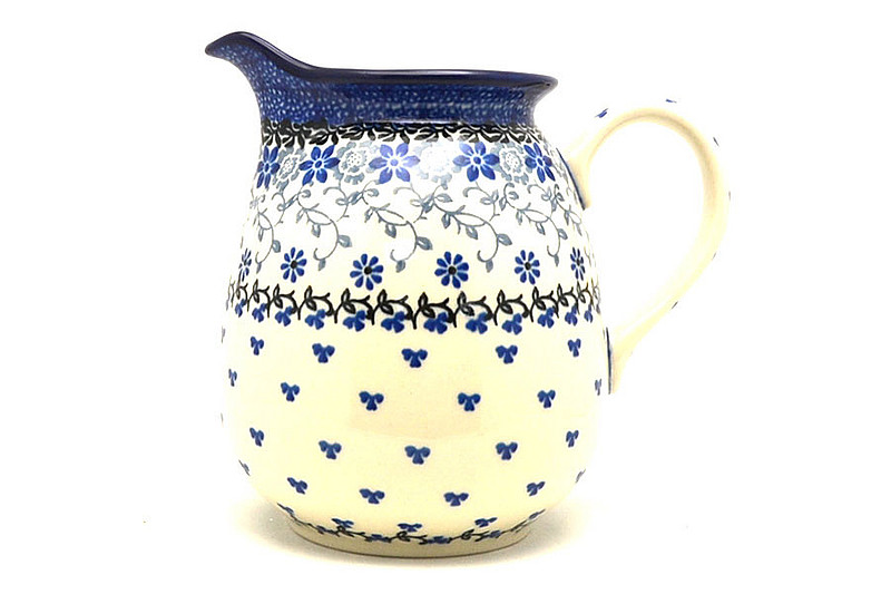 Ceramika Artystyczna Polish Pottery Pitcher - 1 quart - Silver Lace 078-2158a (Ceramika Artystyczna)