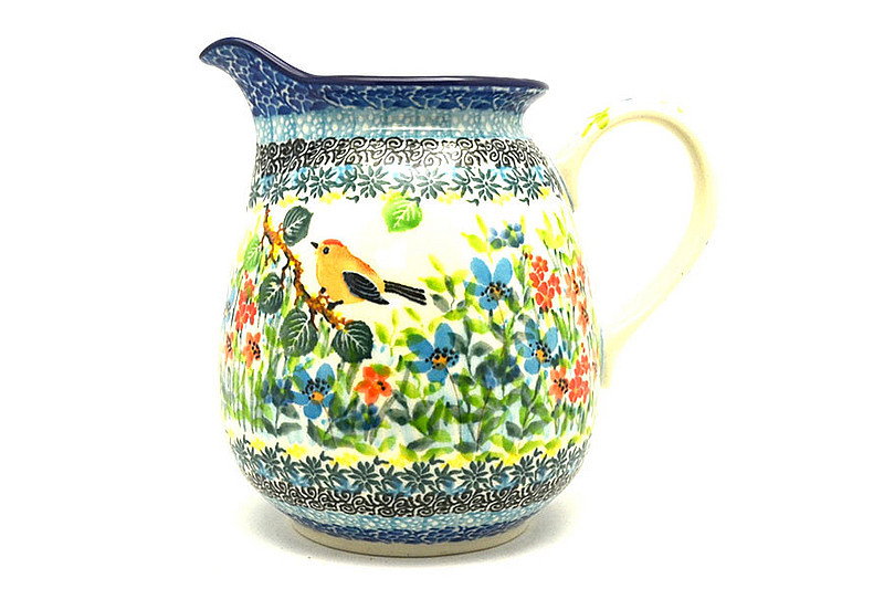Ceramika Artystyczna Polish Pottery Pitcher - 1 quart - Unikat Signature - U5098 078-U5098 (Ceramika Artystyczna)