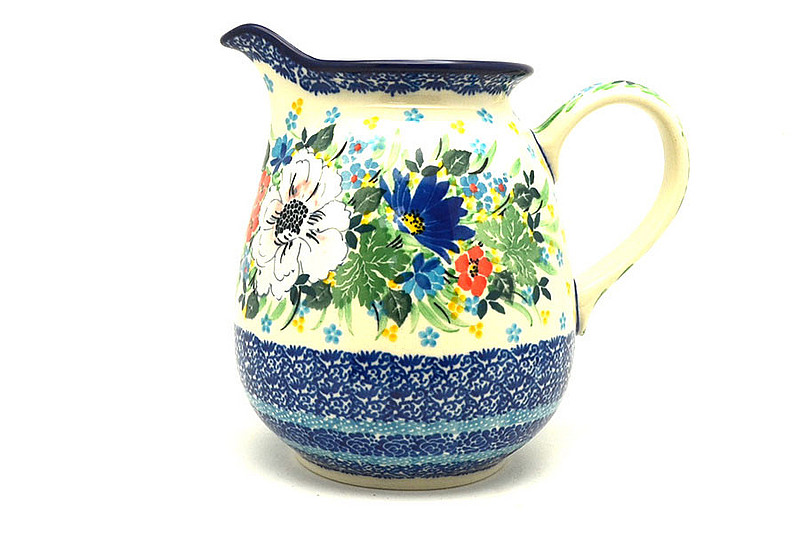 Ceramika Artystyczna Polish Pottery Pitcher - 1 quart - Unikat Signature - U5156 078-U5156 (Ceramika Artystyczna)