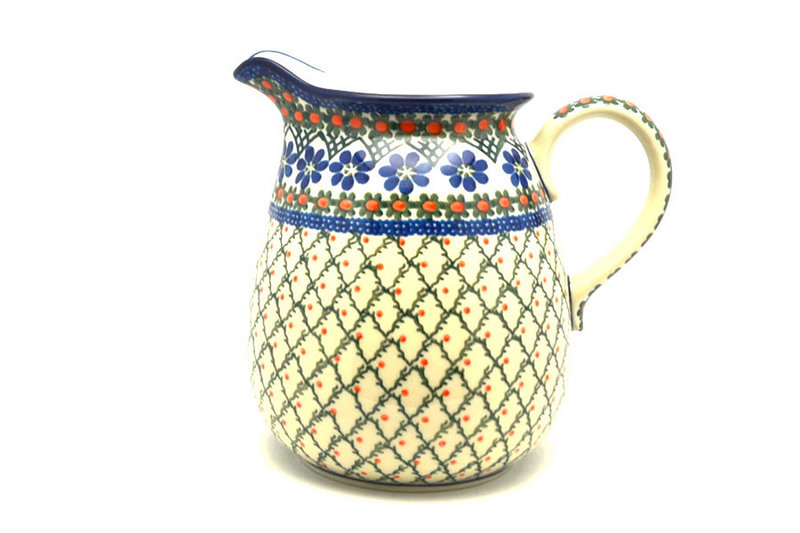 Ceramika Artystyczna Polish Pottery Pitcher - 2 quart - Primrose 082-854a (Ceramika Artystyczna)