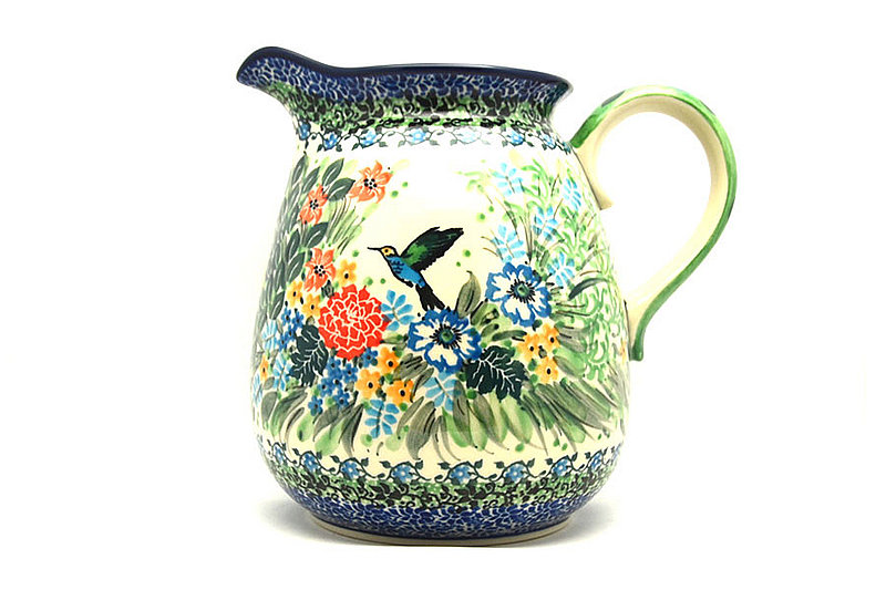 Ceramika Artystyczna Polish Pottery Pitcher - 2 quart - Unikat Signature U3271 082-U3271 (Ceramika Artystyczna)