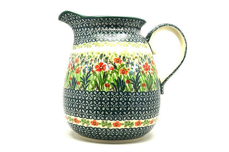 Ceramika Artystyczna Polish Pottery Pitcher - 2 quart - Unikat Signature U4335 082-U4335 (Ceramika Artystyczna)