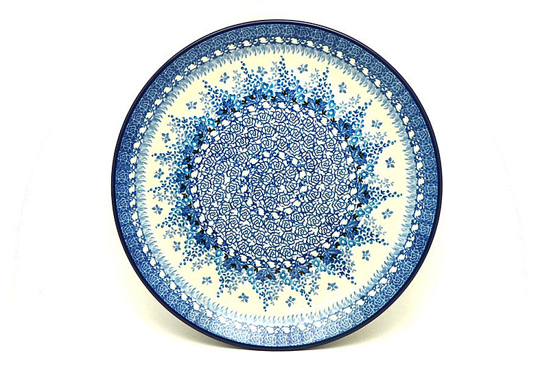 Ceramika Artystyczna Polish Pottery Plate - 10" Dinner - Blue Sage 257-3277a (Ceramika Artystyczna)