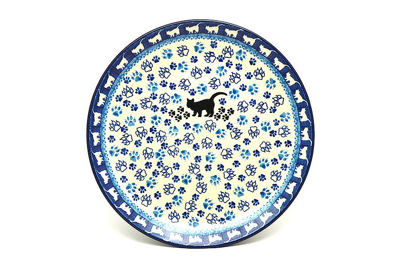 Ceramika Artystyczna Polish Pottery Plate - 10" Dinner - Boo Boo Kitty 257-1771a (Ceramika Artystyczna)