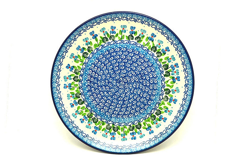 Ceramika Artystyczna Polish Pottery Plate - 10" Dinner - Dutch Iris 257-2668a (Ceramika Artystyczna)