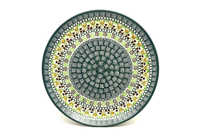 Ceramika Artystyczna Polish Pottery Plate - 10" Dinner - Mint Chip 257-2195q (Ceramika Artystyczna)