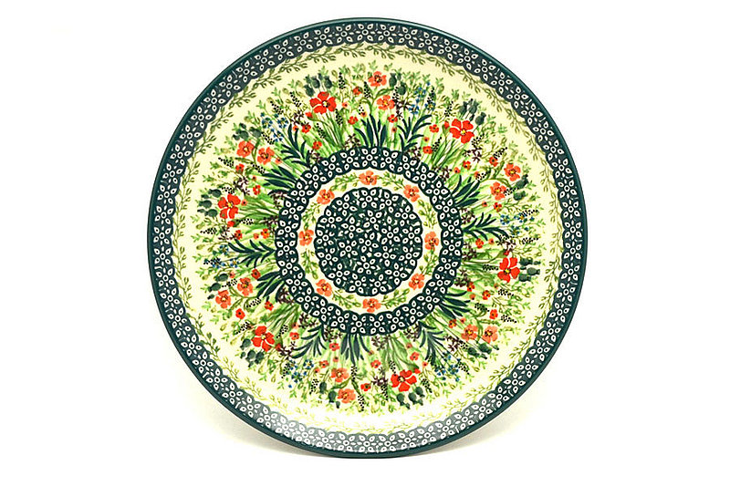 Ceramika Artystyczna Polish Pottery Plate - 10" Dinner - Unikat Signature - U4335 257-U4335 (Ceramika Artystyczna)