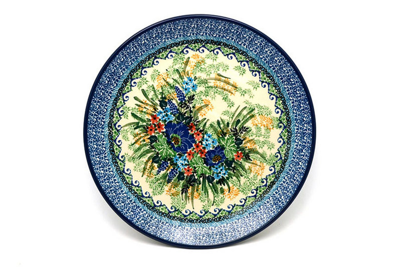 Ceramika Artystyczna Polish Pottery Plate - 10" Dinner - Unikat Signature - U4695 257-U4695 (Ceramika Artystyczna)
