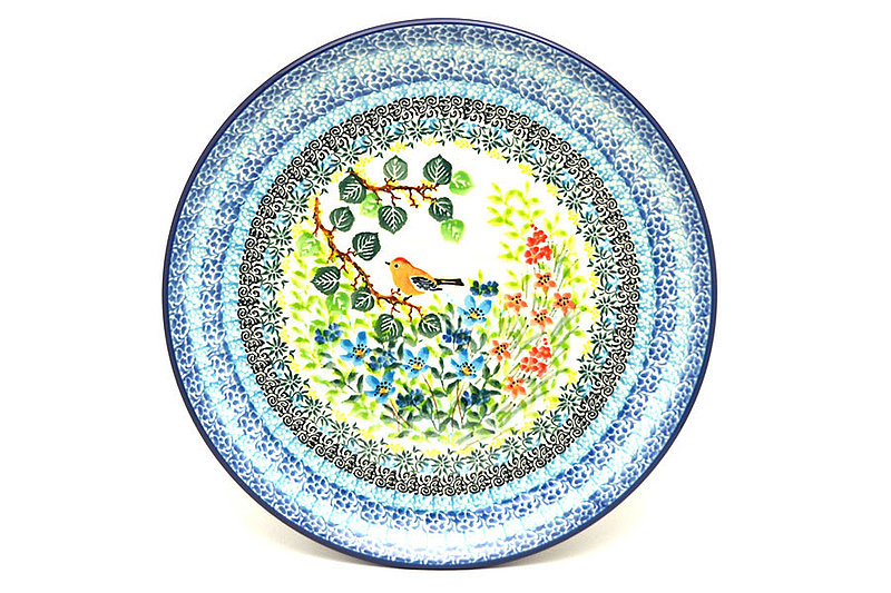 Ceramika Artystyczna Polish Pottery Plate - 10" Dinner - Unikat Signature - U5098 257-U5098 (Ceramika Artystyczna)