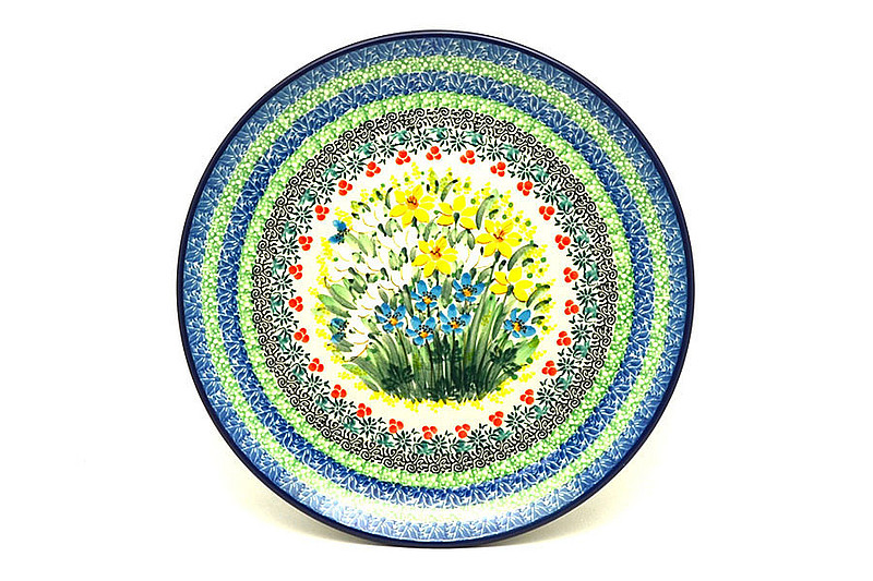 Ceramika Artystyczna Polish Pottery Plate - 10" Dinner - Unikat Signature - U5131 257-U5131 (Ceramika Artystyczna)
