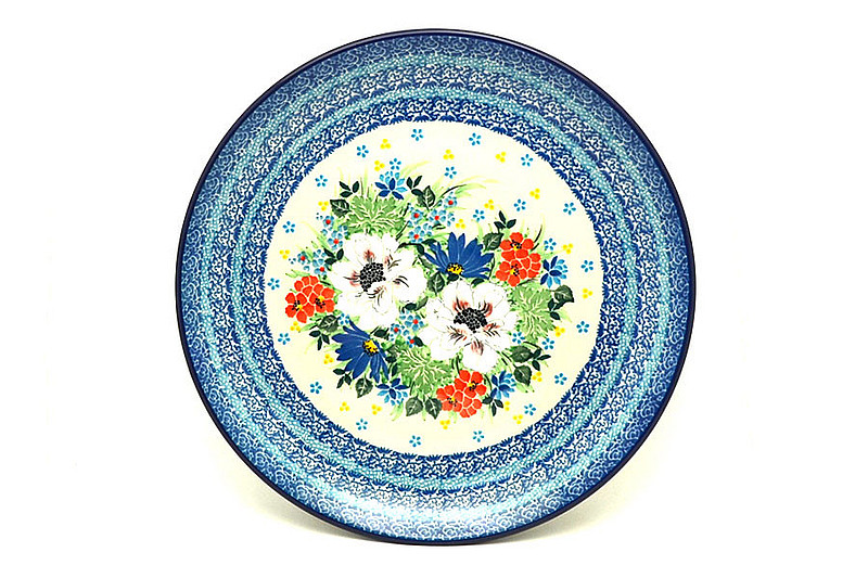 Ceramika Artystyczna Polish Pottery Plate - 10" Dinner - Unikat Signature - U5156 257-U5156 (Ceramika Artystyczna)