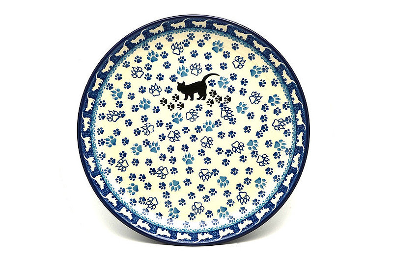 Ceramika Artystyczna Polish Pottery Plate - 9 1/2" Luncheon - Boo Boo Kitty 302-1771a (Ceramika Artystyczna)