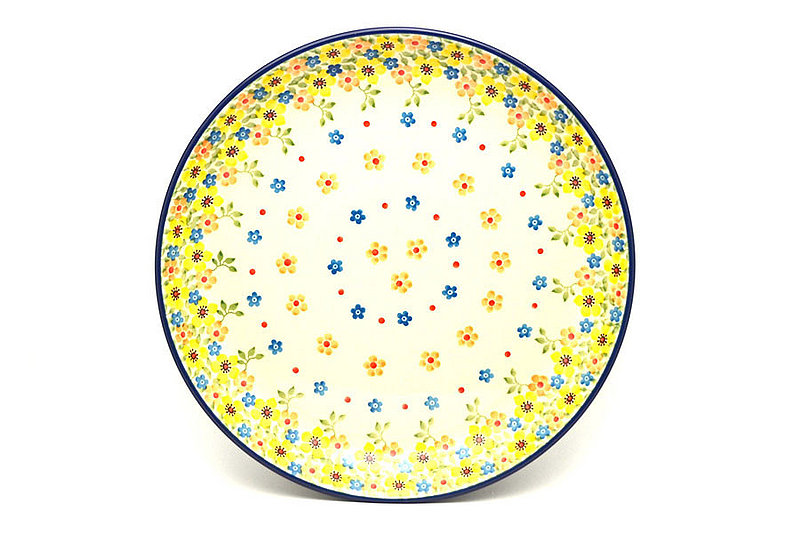 Polish Pottery Plate - 9 1/2" Luncheon - Buttercup
