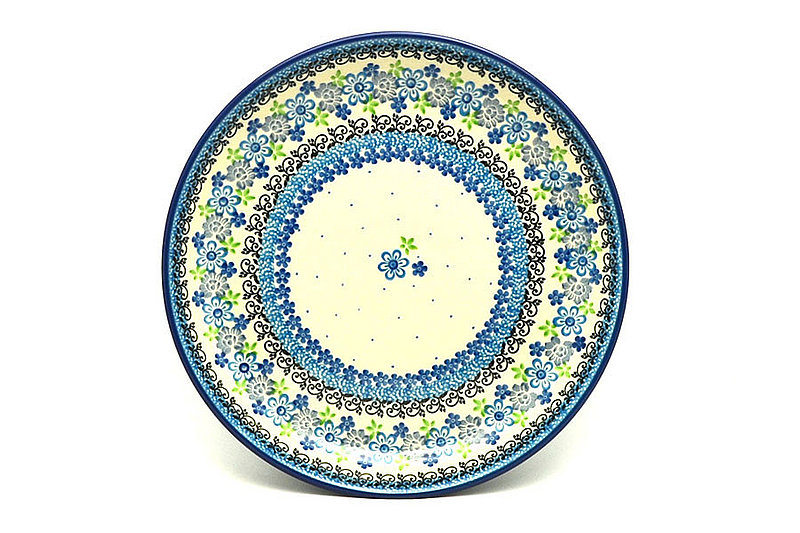 Polish Pottery Plate - 9 1/2" Luncheon - Flower Works