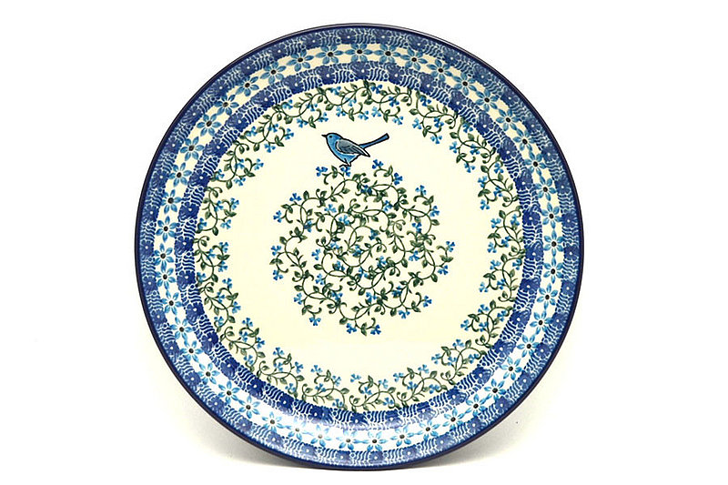 Ceramika Artystyczna Polish Pottery Plate - 9 1/2" Luncheon - Song Bird 302-1932a (Ceramika Artystyczna)