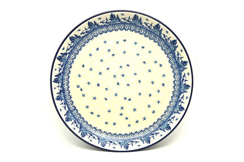 Ceramika Artystyczna Polish Pottery Plate - 9 1/2" Luncheon - Starry Night 302-2329a (Ceramika Artystyczna)