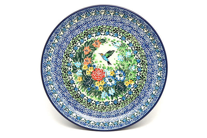 Ceramika Artystyczna Polish Pottery Plate - 9 1/2" Luncheon - Unikat Signature U3271 302-U3271 (Ceramika Artystyczna)