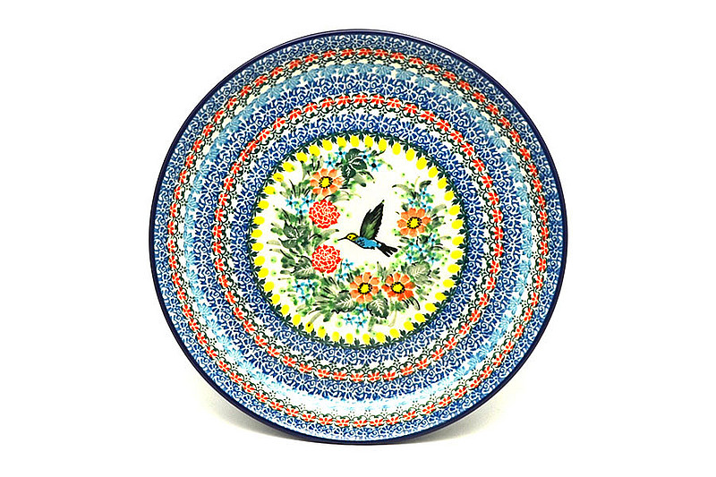 Ceramika Artystyczna Polish Pottery Plate - 9 1/2" Luncheon - Unikat Signature U3357 302-U3357 (Ceramika Artystyczna)