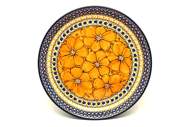 Ceramika Artystyczna Polish Pottery Plate - 9 1/2" Luncheon - Unikat Signature U408B 302-U408B (Ceramika Artystyczna)