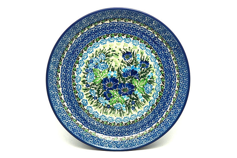 Ceramika Artystyczna Polish Pottery Plate - 9 1/2" Luncheon - Unikat Signature U4575 302-U4575 (Ceramika Artystyczna)
