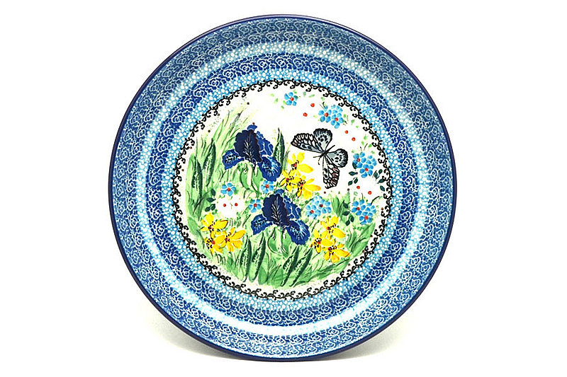 Ceramika Artystyczna Polish Pottery Plate - 9 1/2" Luncheon - Unikat Signature U5132 302-U5132 (Ceramika Artystyczna)