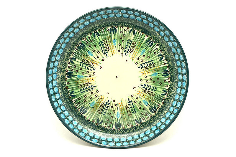 Ceramika Artystyczna Polish Pottery Plate - 9 1/2" Luncheon - Unikat Signature U803 302-U0803 (Ceramika Artystyczna)
