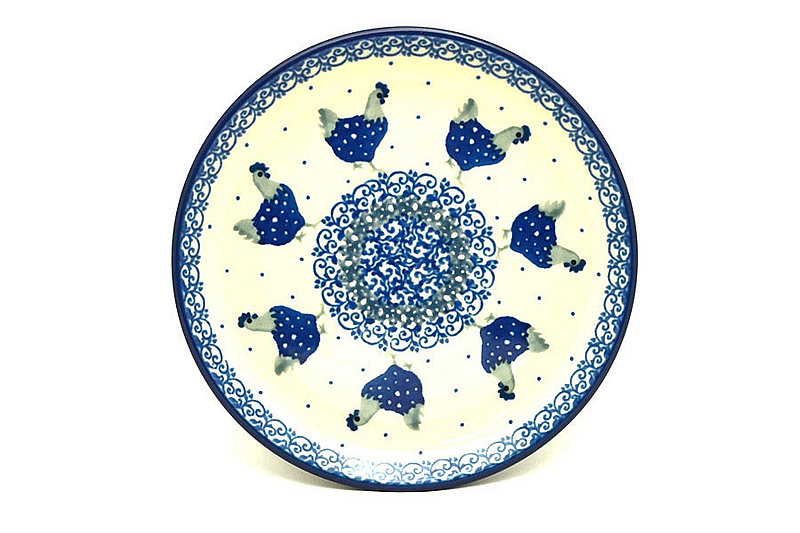 Polish Pottery Plate - Bread & Butter (6 1/4") - Blue Hen